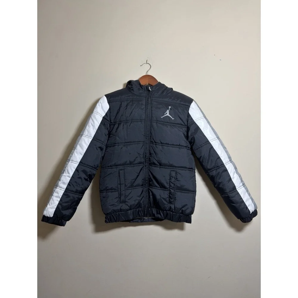 Jordan Youth Puffer Coat 12-13 Years Black